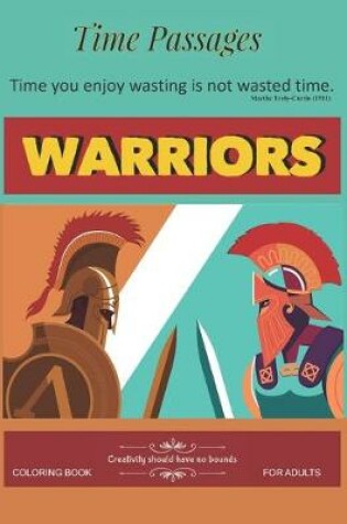 Cover of Warriors Coloring Book for Adults