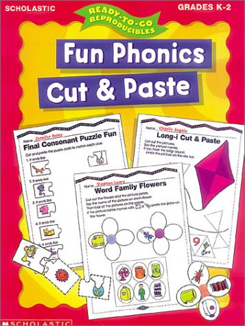 Book cover for Fun Phonics Cut and Paste