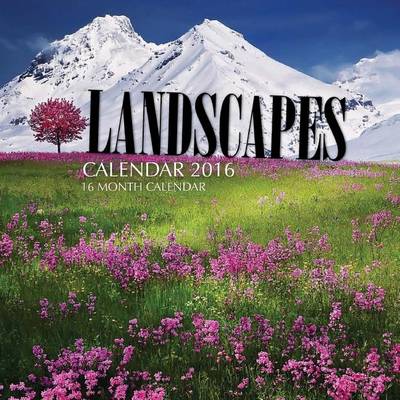 Book cover for Landscapes Calendar 2016