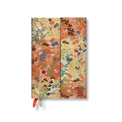 Book cover for Kara-ori (Japanese Kimono) Mini Verso 12-month Dayplanner 2024