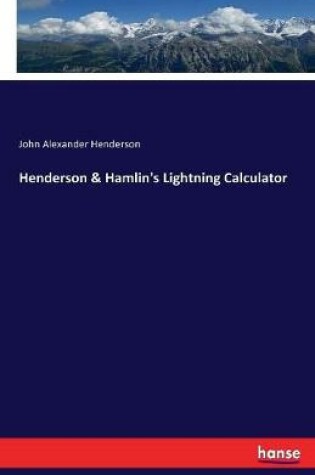 Cover of Henderson & Hamlin's Lightning Calculator