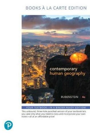 Cover of Contemporary Human Geography, Books a la Carte Edition