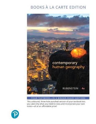 Book cover for Contemporary Human Geography, Books a la Carte Edition