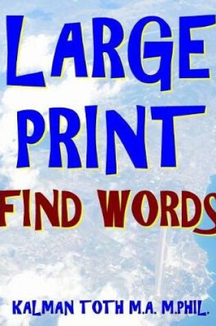 Cover of Large Print Find Words