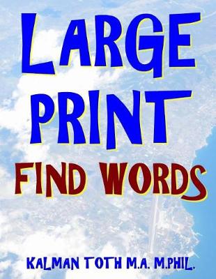 Book cover for Large Print Find Words