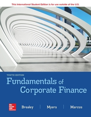 Book cover for ISE Fundamentals of Corporate Finance