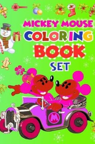 Cover of Mickey Mouse Coloring Book Set