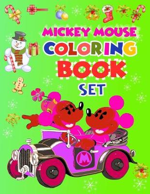 Book cover for Mickey Mouse Coloring Book Set