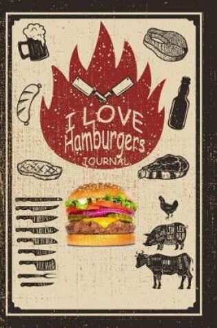 Cover of I Love Hamburgers Journal