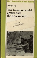 Book cover for The Commonwealth Armies and the Korean War