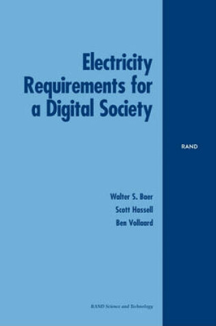 Cover of Electricity Requirements for a Digital Society