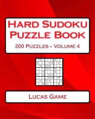 Cover of Hard Sudoku Puzzle Book Volume 4