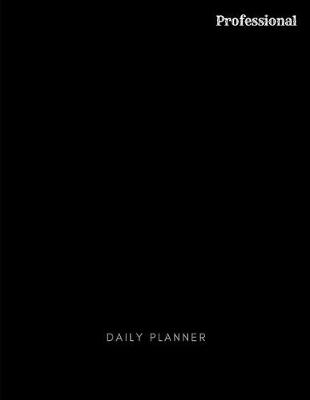 Book cover for Black for Men Daily Planner (Undated)