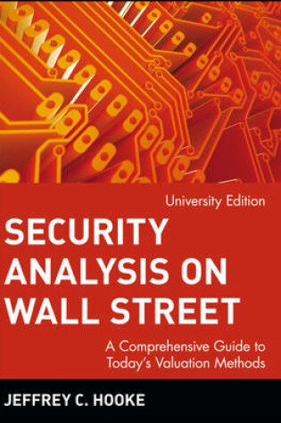 Cover of Security Analysis on Wall Street