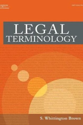 Cover of Legal Terminology