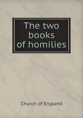 Book cover for The two books of homilies