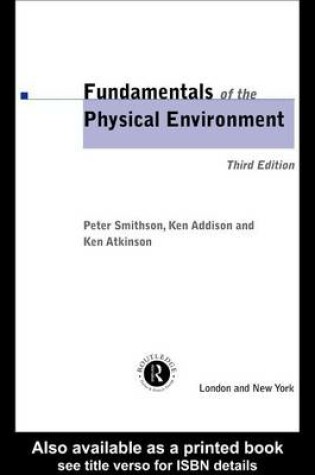 Cover of Fundamentals of the Physical Environment