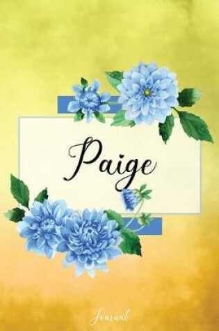 Cover of Paige Journal