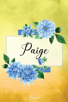 Book cover for Paige Journal