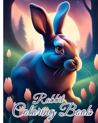 Book cover for Rabbit Coloring Book For Kids