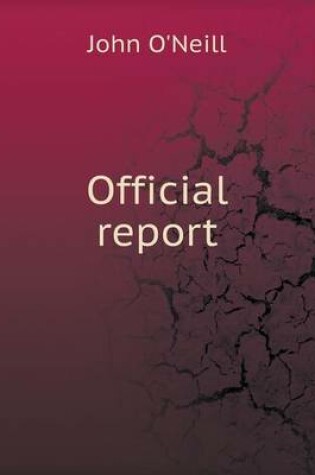 Cover of Official report