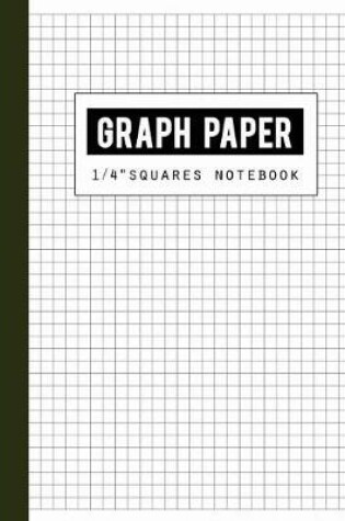 Cover of Graph Paper 1/4" Squares Notebook