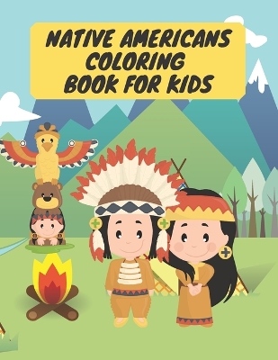 Cover of Native Americans Coloring Book for Kids