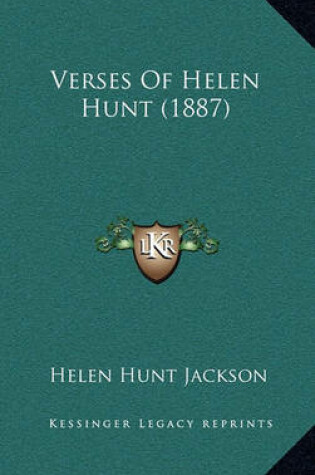 Cover of Verses of Helen Hunt (1887)