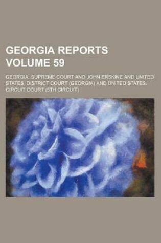 Cover of Georgia Reports Volume 59