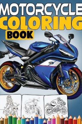 Cover of Motorcycle Coloring Book