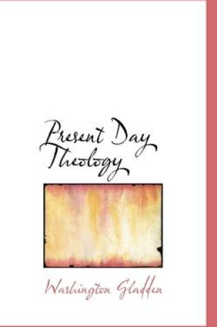 Cover of Present Day Theology