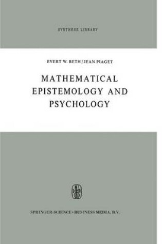 Cover of Mathematical Epistemology and Psychology