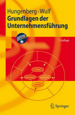 Cover of Grundlagen Der Unternehmensf Hrung