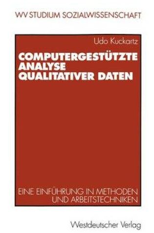 Cover of Computergestützte Analyse qualitativer Daten