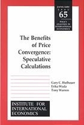 Book cover for Benefits of Price Convergence – Speculative Calculations