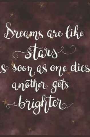 Cover of Dreams Are Like Stars as Soon as One Dies, Another Gets Brighter
