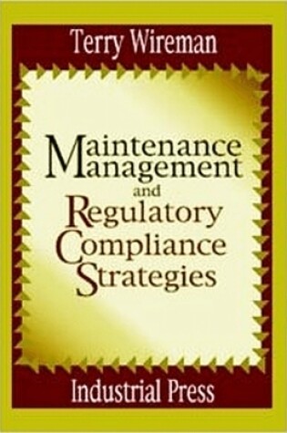 Cover of Regulatory Requirements for Maintenance Management
