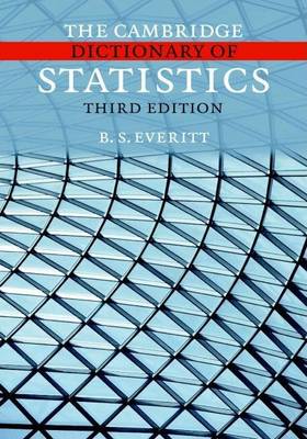 Book cover for The Cambridge Dictionary of Statistics