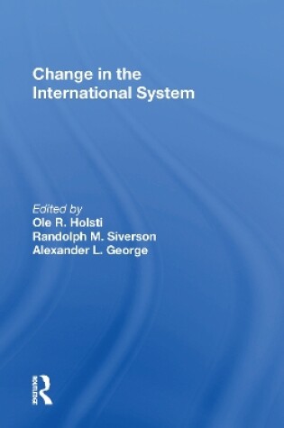 Cover of Change In The International System