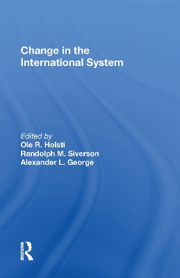 Book cover for Change In The International System