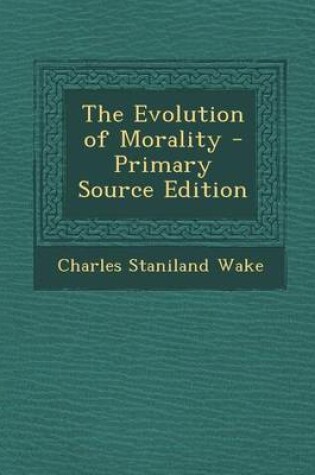 Cover of Evolution of Morality