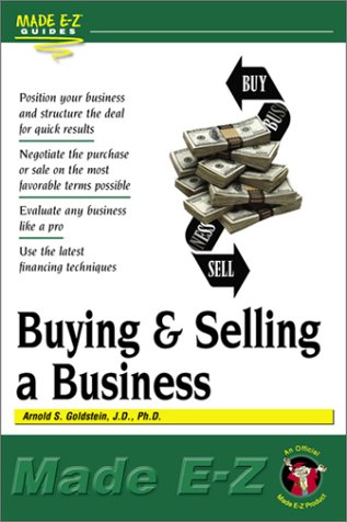 Book cover for Buying and Selling a Business Made E-Z