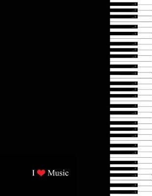 Book cover for I Love Music - Music Journal