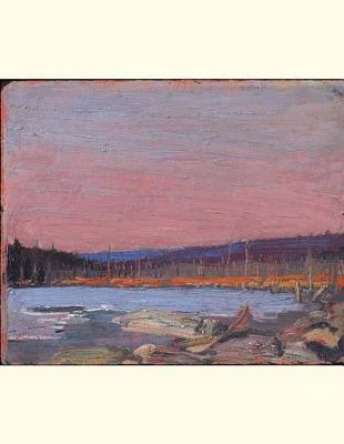 Book cover for A Northern Lake, Tom Thomson. Blank Journal