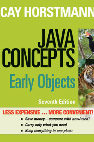 Cover of Java Concepts 7E Binder Ready Version