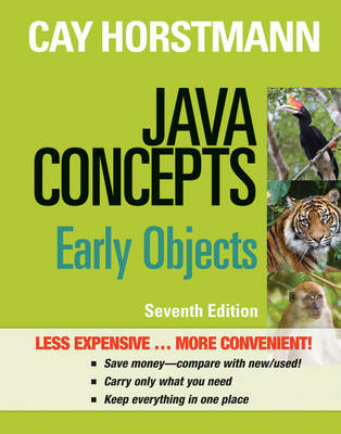 Book cover for Java Concepts 7E Binder Ready Version