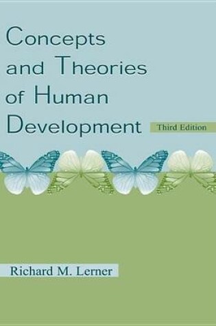 Cover of Concepts and Theories of Human Development