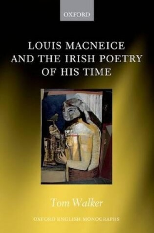 Cover of Louis MacNeice and the Irish Poetry of his Time