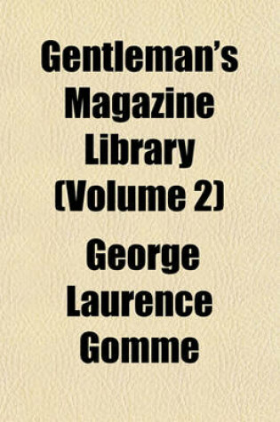 Cover of Gentleman's Magazine Library (Volume 2)