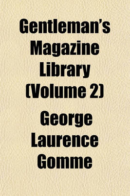 Book cover for Gentleman's Magazine Library (Volume 2)